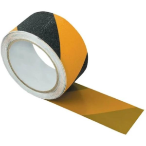 Fita Adesiva Antiderrapante Preta e Amarela 50mm x 5m – CARBOGRAFITE – 012505912