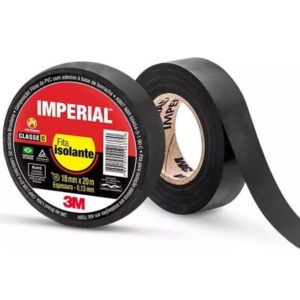 Fita Isolante Imperial Slim Preta 18mm x 20m – 3M